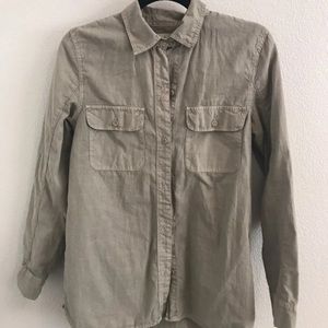 Madewell Button Down Long sleeve top